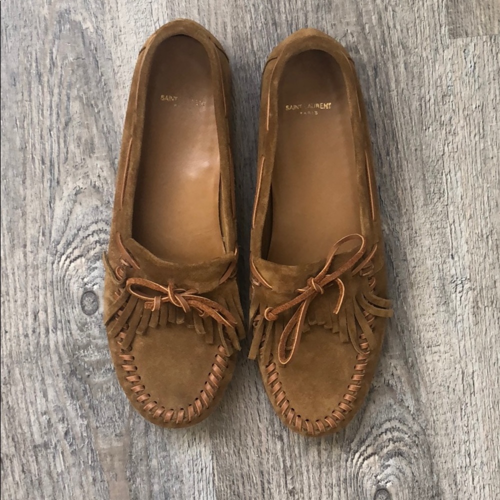 Saint Laurent Liebe Moccasin